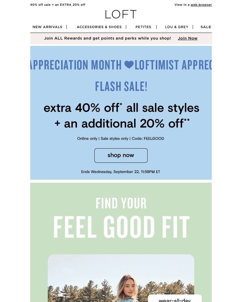 Screenshot of email with subject /media/emails/flash-sale-because-its-loftimist-appreciation-month-1ab4c4-cropped-b8f761c0.jpg