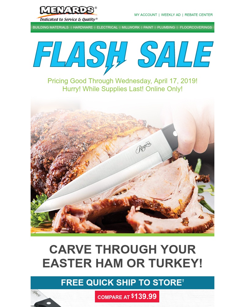 Screenshot of email with subject /media/emails/flash-sale-carve-through-your-easter-ham-or-turkey-cropped-9fd6e92a.jpg