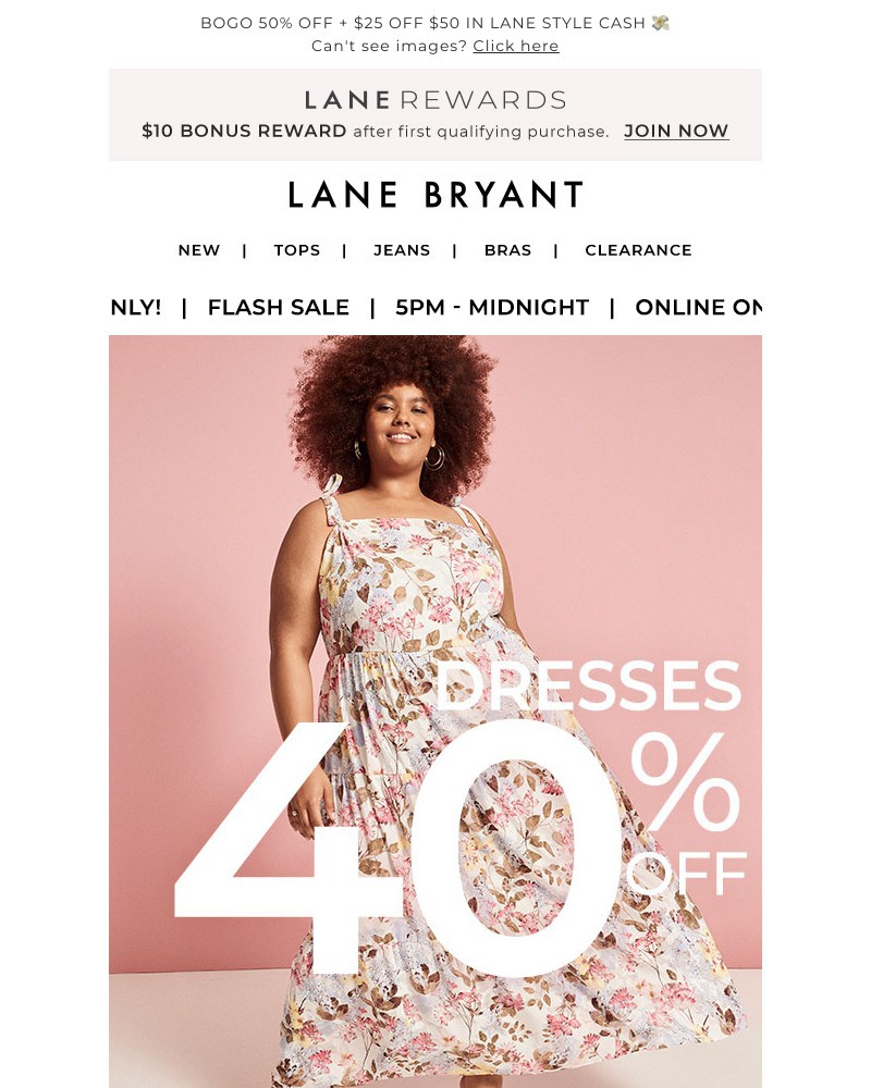 Screenshot of email with subject /media/emails/flash-sale-dresses-40-off-til-midnight-e3a529-cropped-a8837f2d.jpg