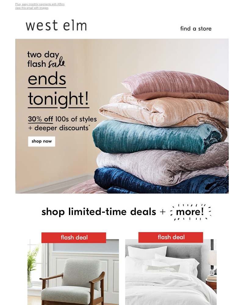 Screenshot of email with subject /media/emails/flash-sale-ends-soon-get-30-off-allll-these-styles-no-code-needed-cropped-9e604862.jpg