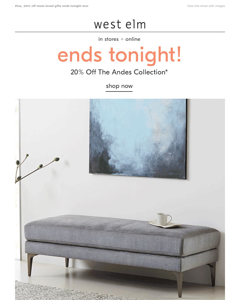 Screenshot of email with subject /media/emails/flash-sale-ends-tonight-20-off-our-bestselling-andes-collection-cropped-6e41f87a.jpg