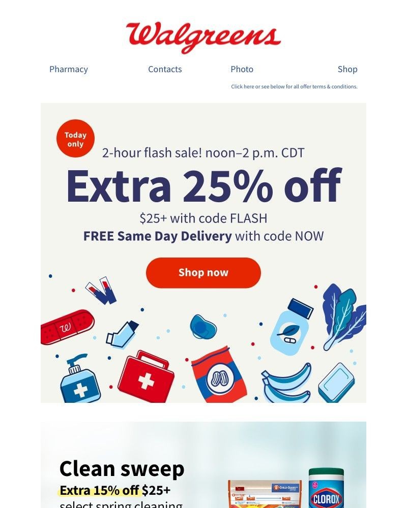 Screenshot of email with subject /media/emails/flash-sale-extra-25-off-plus-free-same-day-delivery-3088ff-cropped-ac18e8b1.jpg