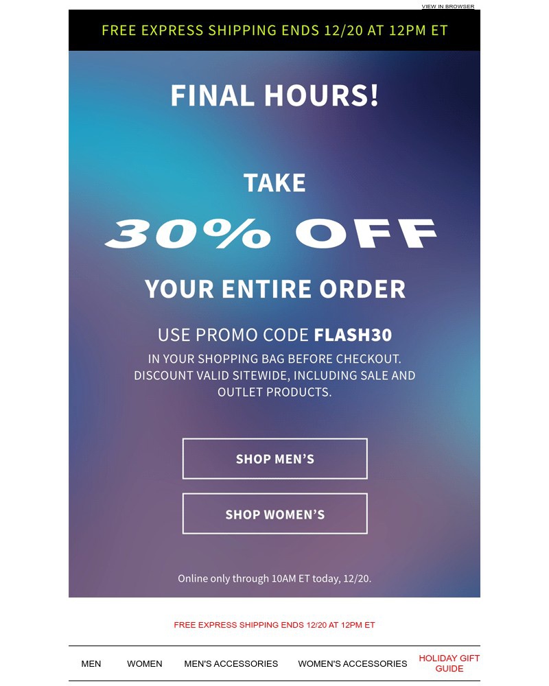 Screenshot of email with subject /media/emails/flash-sale-final-hours-30-off-your-order-a2c0dd-cropped-d3f6c675.jpg