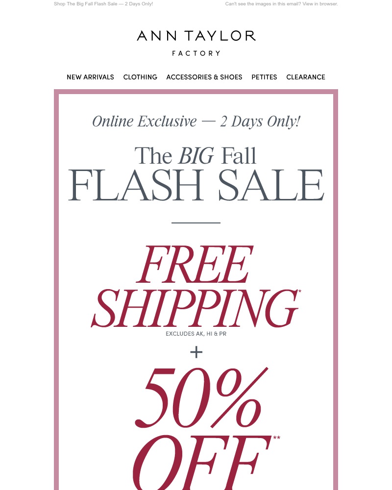 Screenshot of email with subject /media/emails/flash-sale-free-shipping-50-off-extra-15-cropped-3567ddf7.jpg