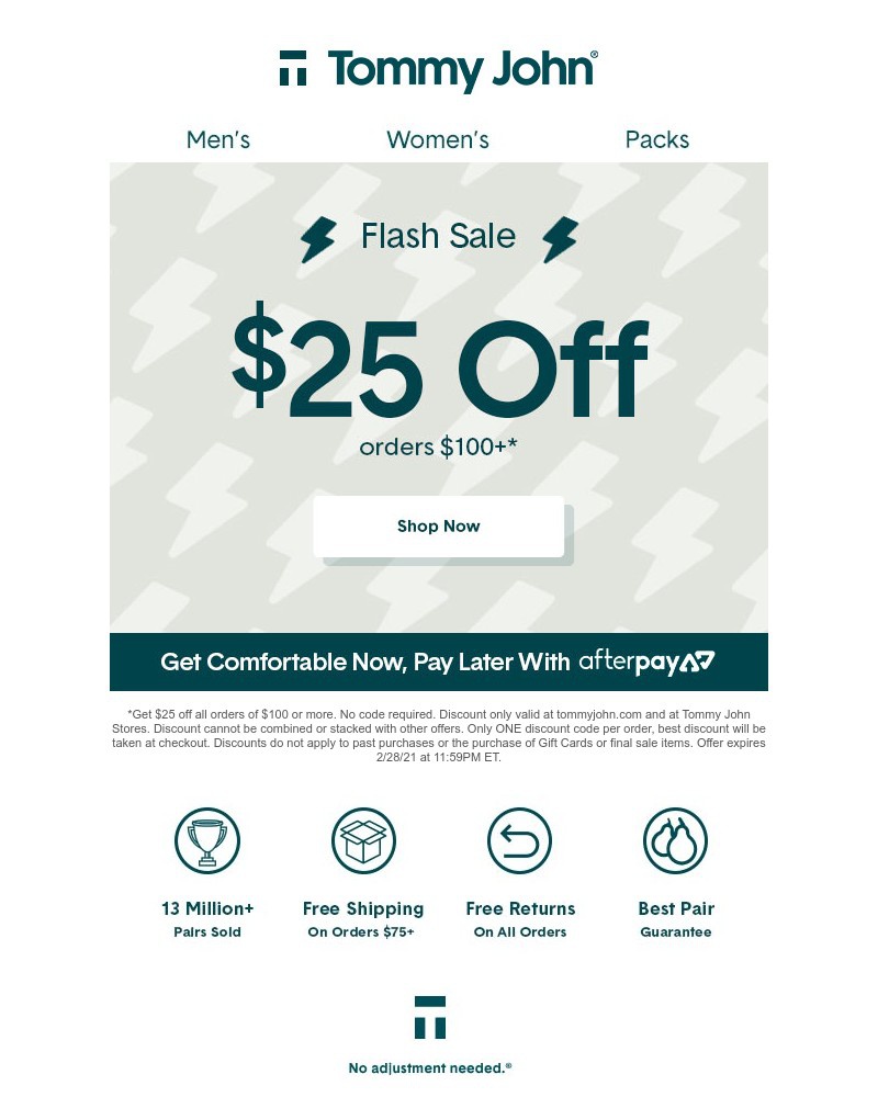 Screenshot of email with subject /media/emails/flash-sale-get-25-off-now-5ccedd-cropped-e86bb73d.jpg