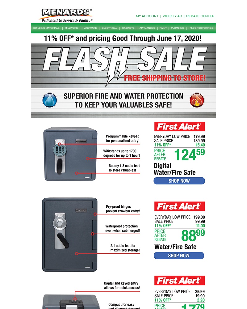 Screenshot of email with subject /media/emails/flash-sale-keep-your-valuables-safe-cropped-4b706856.jpg