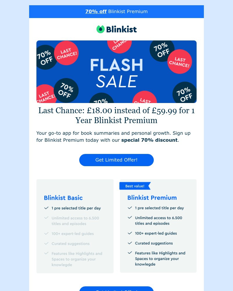 Screenshot of email with subject /media/emails/flash-sale-last-chance-70-off-blinkist-premium-3106ec-cropped-5c91ce79.jpg