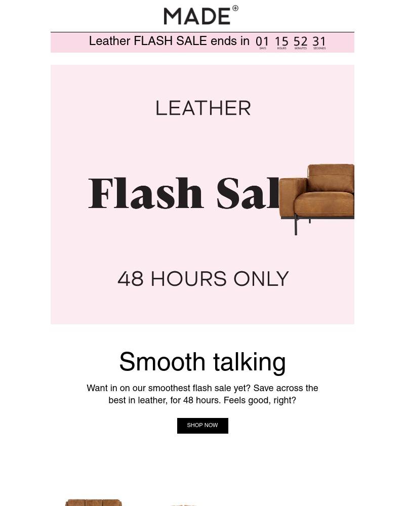 Screenshot of email with subject /media/emails/flash-sale-leather-smooth-savings-cropped-a83acce2.jpg