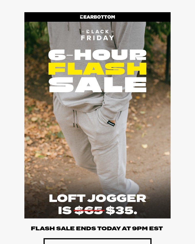 Screenshot of email with subject /media/emails/flash-sale-loft-jogger-4e3ebb-cropped-7333f6f9.jpg