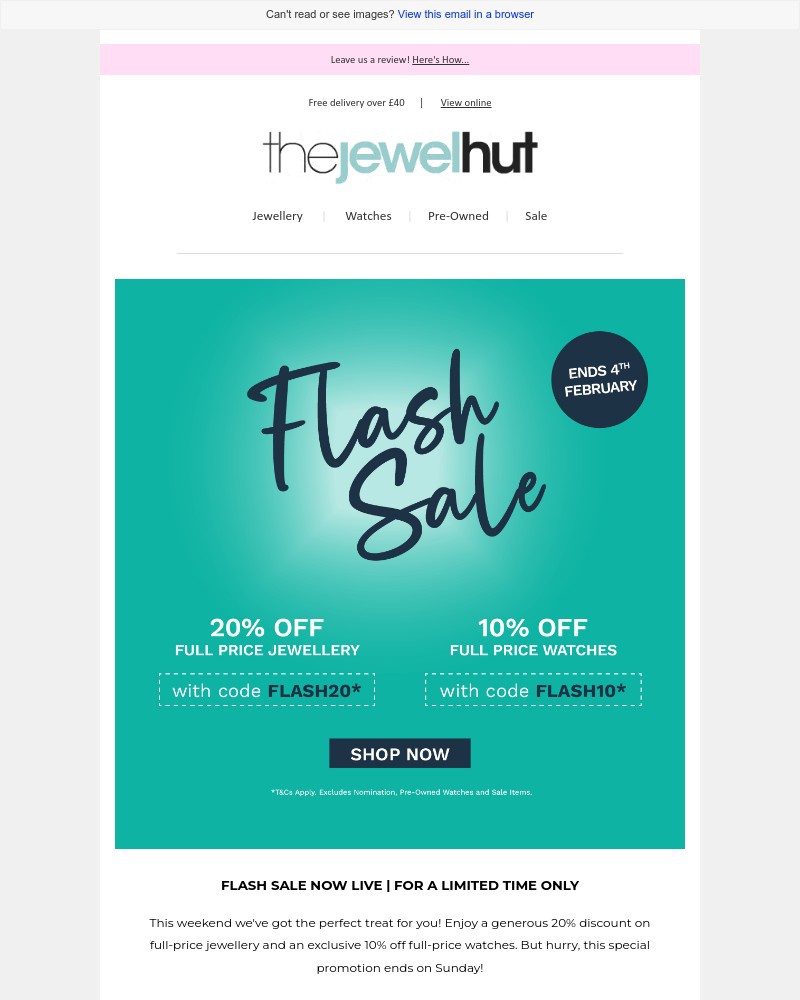 Screenshot of email with subject /media/emails/flash-sale-now-live-ends-sunday-3dfea8-cropped-510c228a.jpg