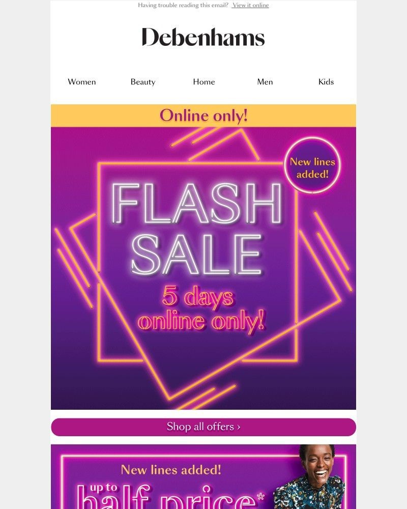 Screenshot of email with subject /media/emails/flash-sale-now-on-new-lines-added-399ab8-cropped-c2ed9d99.jpg