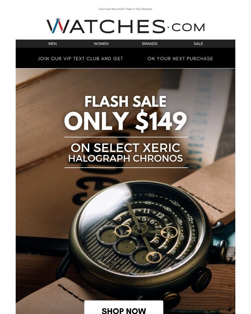 Screenshot of email with subject /media/emails/flash-sale-only-149-44dff6-cropped-db630edd.jpg