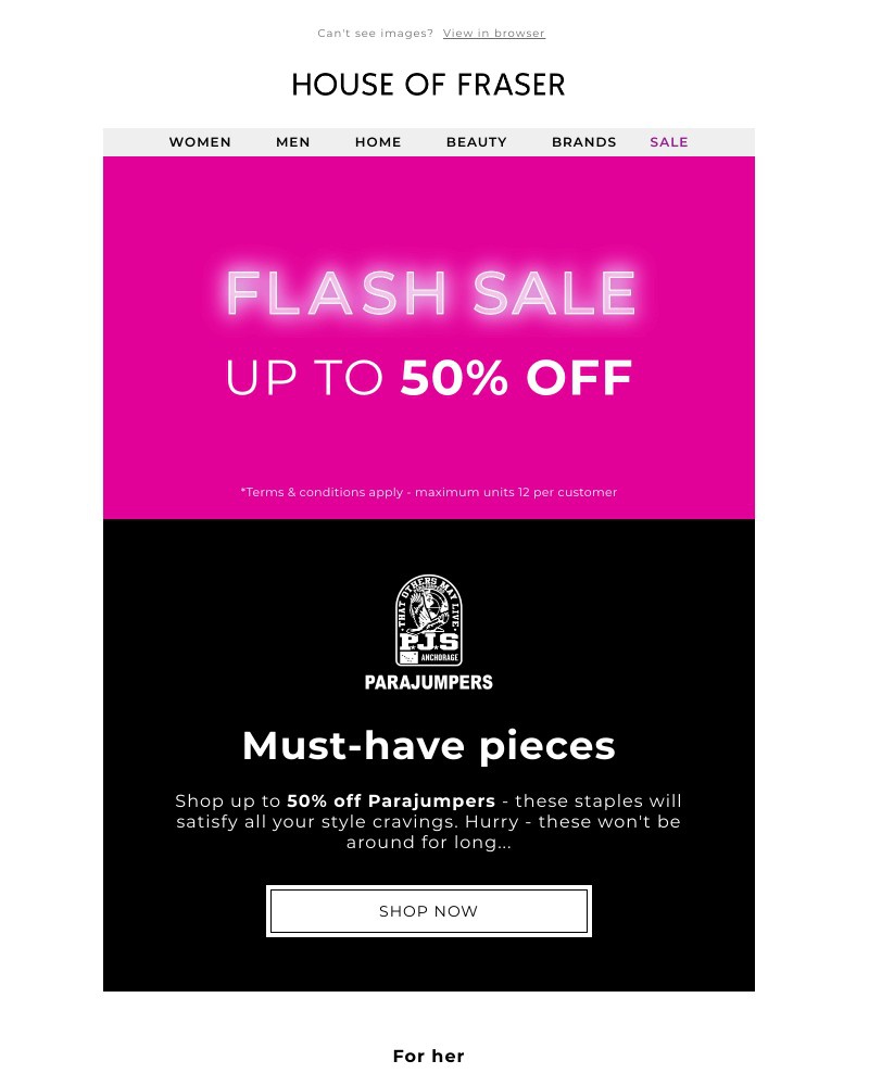 Screenshot of email with subject /media/emails/flash-sale-parajumpers-719c0d-cropped-49588705.jpg
