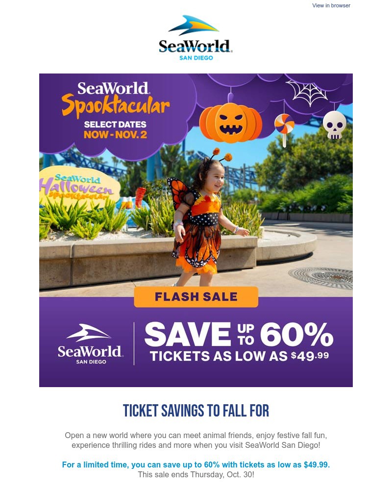 Screenshot of email with subject /media/emails/flash-sale-save-up-to-60-with-tickets-as-low-as-4999offer-ends-oct-30-a96b6f-crop_GcSLLKZ.jpg