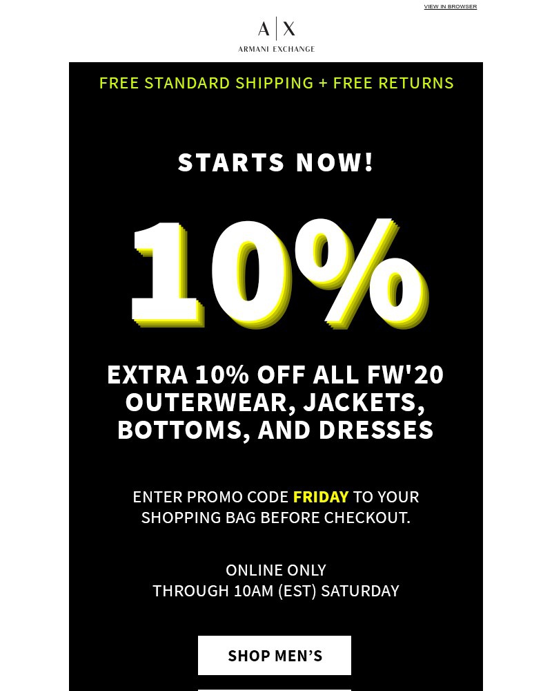Screenshot of email with subject /media/emails/flash-sale-starts-now-extra-10-off-fw20-styles-6a743f-cropped-c80dc3d4.jpg