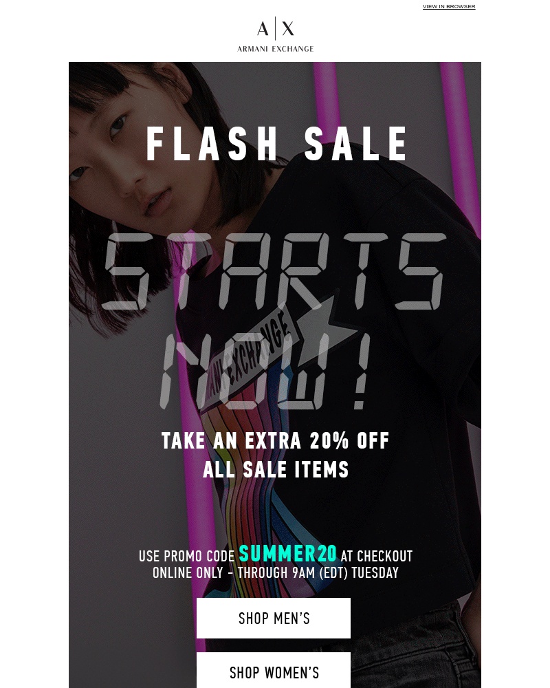 Screenshot of email with subject /media/emails/flash-sale-starts-now-extra-20-off-sale-styles-cropped-6c40264e.jpg