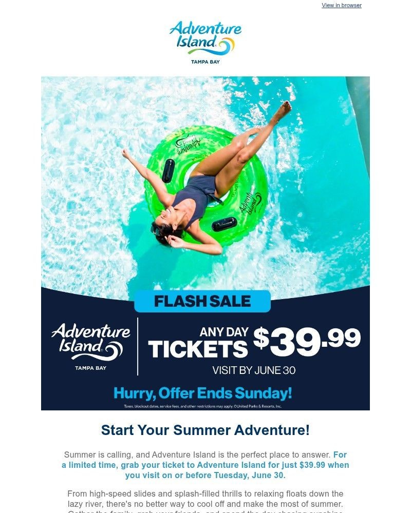 Screenshot of email with subject /media/emails/flash-sale-tickets-to-tampas-waterpark-for-3999-c53bc6-cropped-e0c1a0cb.jpg