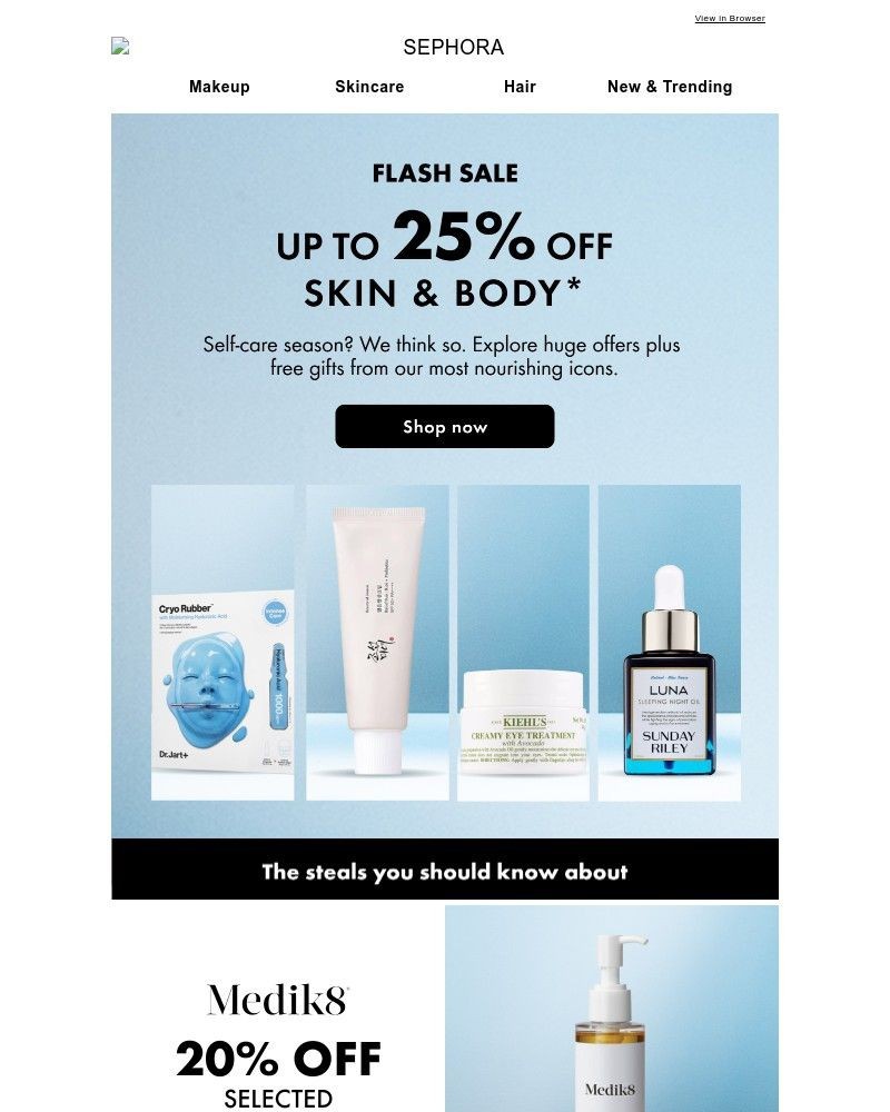 Screenshot of email with subject /media/emails/flash-sale-up-to-25-off-skin-and-body-01baa5-cropped-ec2201da.jpg