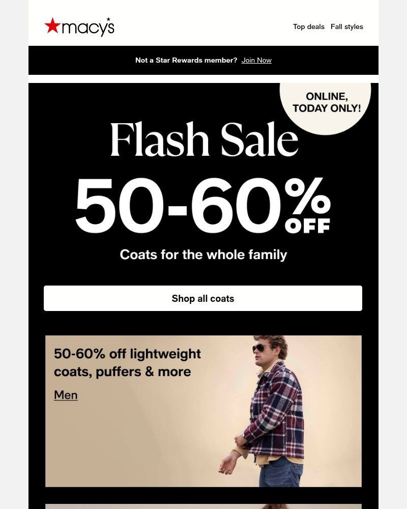 Screenshot of email with subject /media/emails/flash-sale-up-to-60-off-coats-eb733a-cropped-95f6573f.jpg