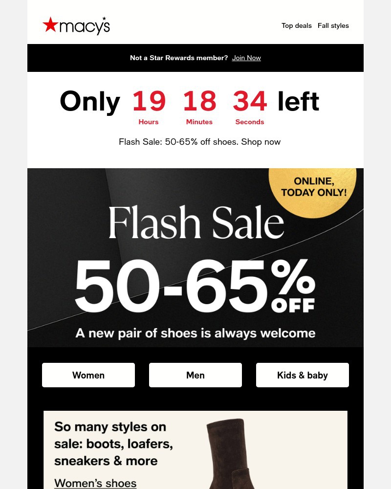 Screenshot of email with subject /media/emails/flash-sale-up-to-65-off-shoes-6305c0-cropped-83cb7139.jpg