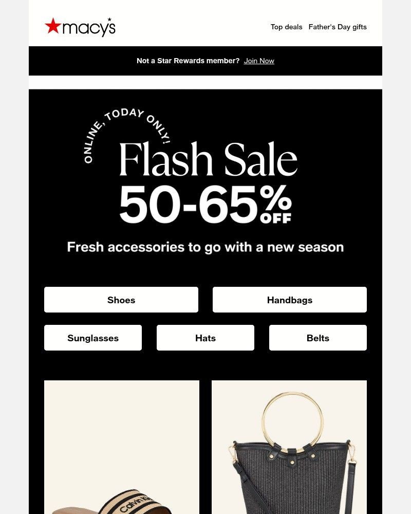 Screenshot of email with subject /media/emails/flash-sale-up-to-65-off-shoes-handbags-sunglasses-more-c3110d-cropped-360a163e.jpg