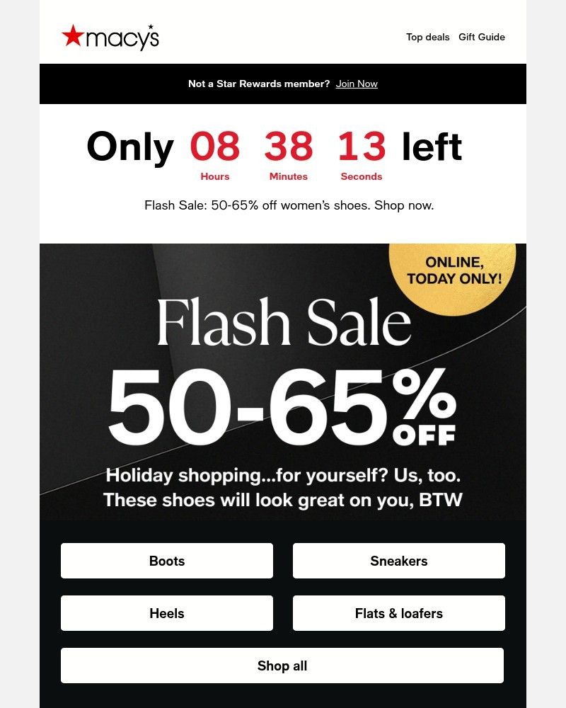 Screenshot of email with subject /media/emails/flash-sale-up-to-65-off-womens-shoes-spoiler-boots-under-50-0c9006-cropped-098c6230.jpg