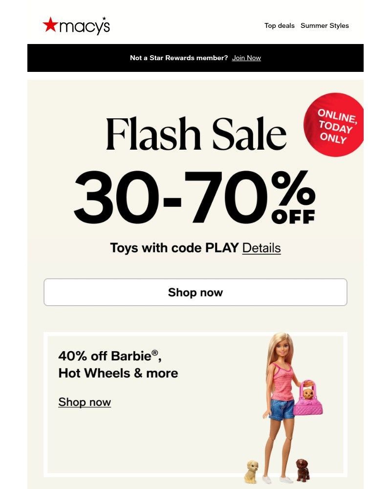 Screenshot of email with subject /media/emails/flash-sale-up-to-70-off-barbie-nerf-discovery-more-15a124-cropped-9eb8d0b2.jpg