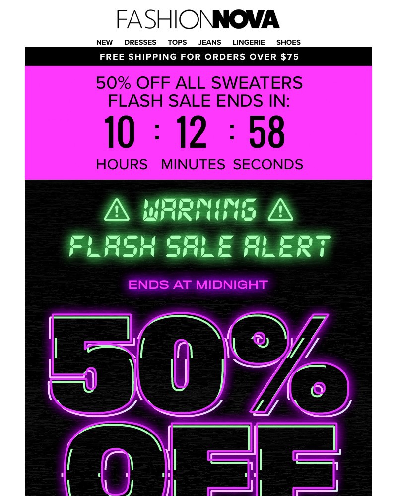 Screenshot of email with subject /media/emails/flash-sale50-off-all-sweaters-315d5a-cropped-68c6eb20.jpg