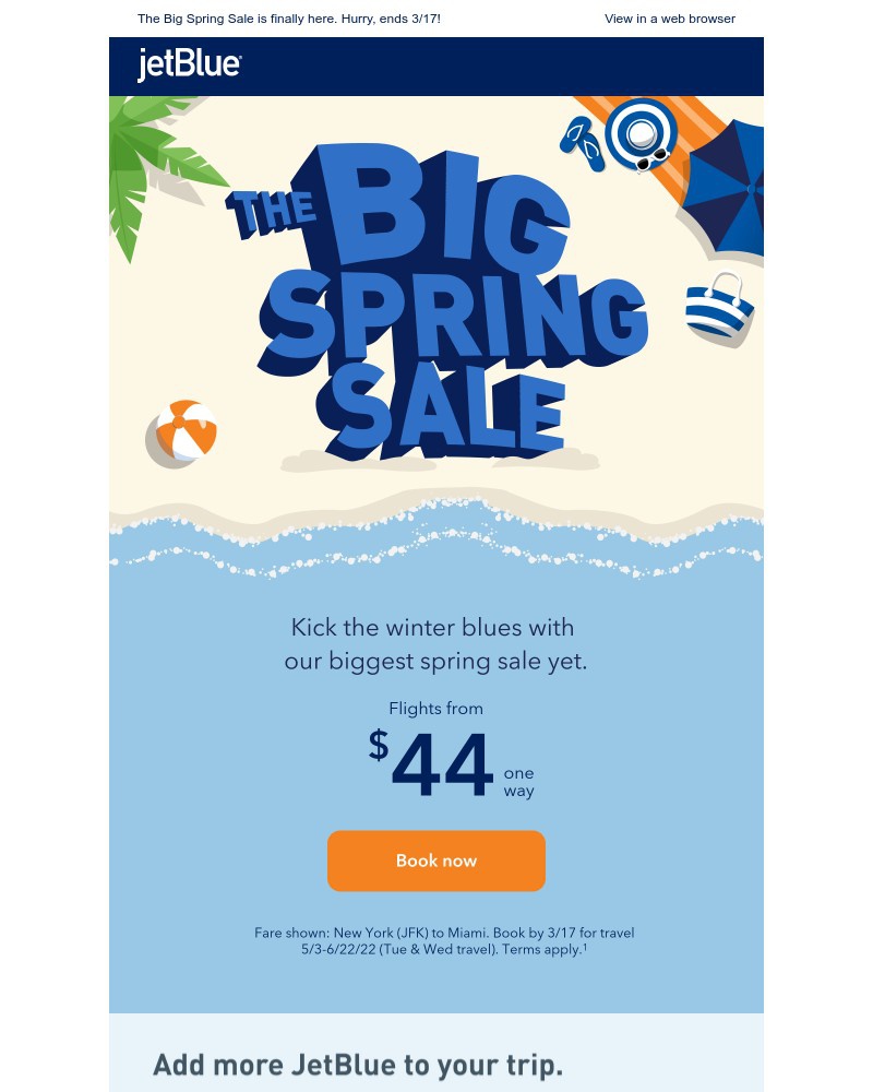 Screenshot of email with subject /media/emails/flights-from-44-one-way-full-spring-ahead-041b92-cropped-8c654142.jpg
