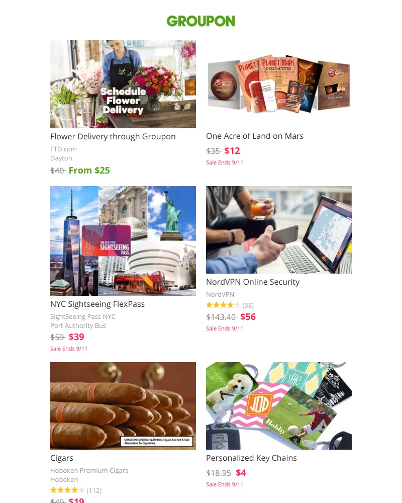 Screenshot of email with subject /media/emails/flower-delivery-through-groupon-one-acre-of-land-on-mars-nyc-sightseeing-flexpass_sNXyE63.jpg