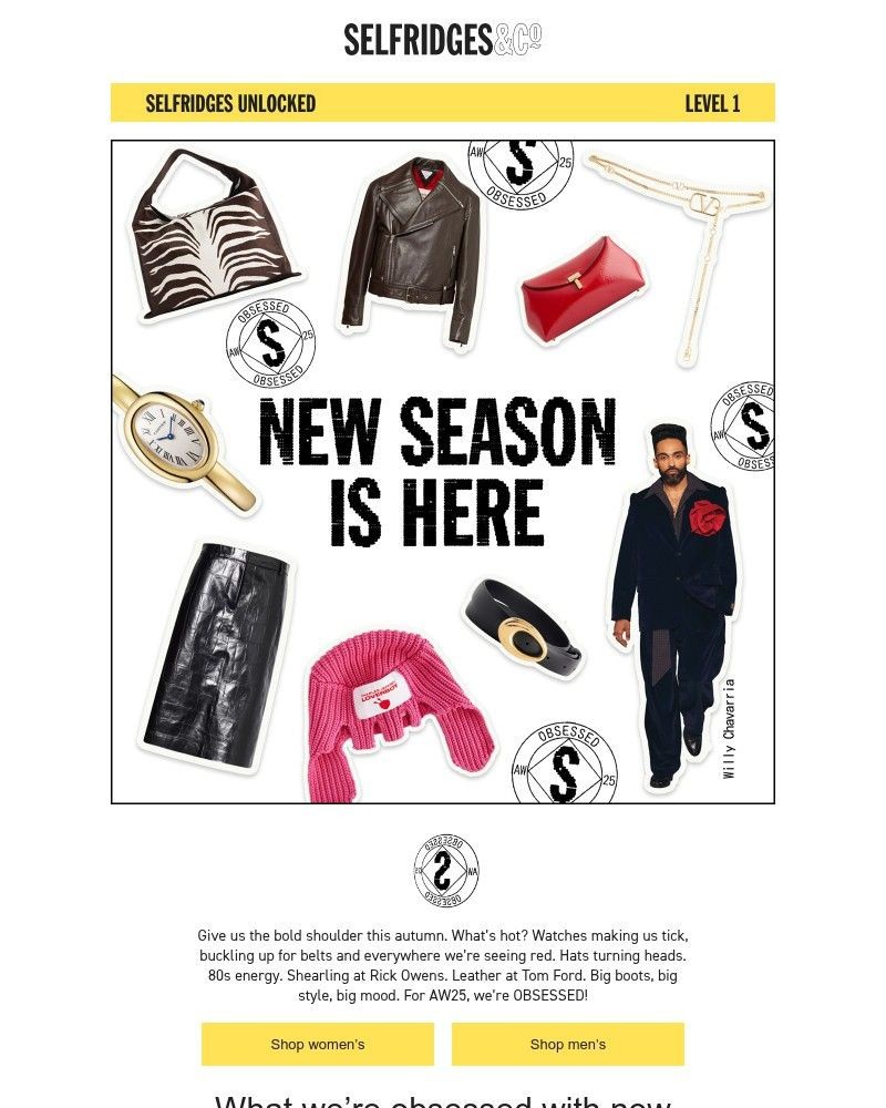 Screenshot of email with subject /media/emails/for-aw25-were-obsessed-75be91-cropped-4152a0ef.jpg