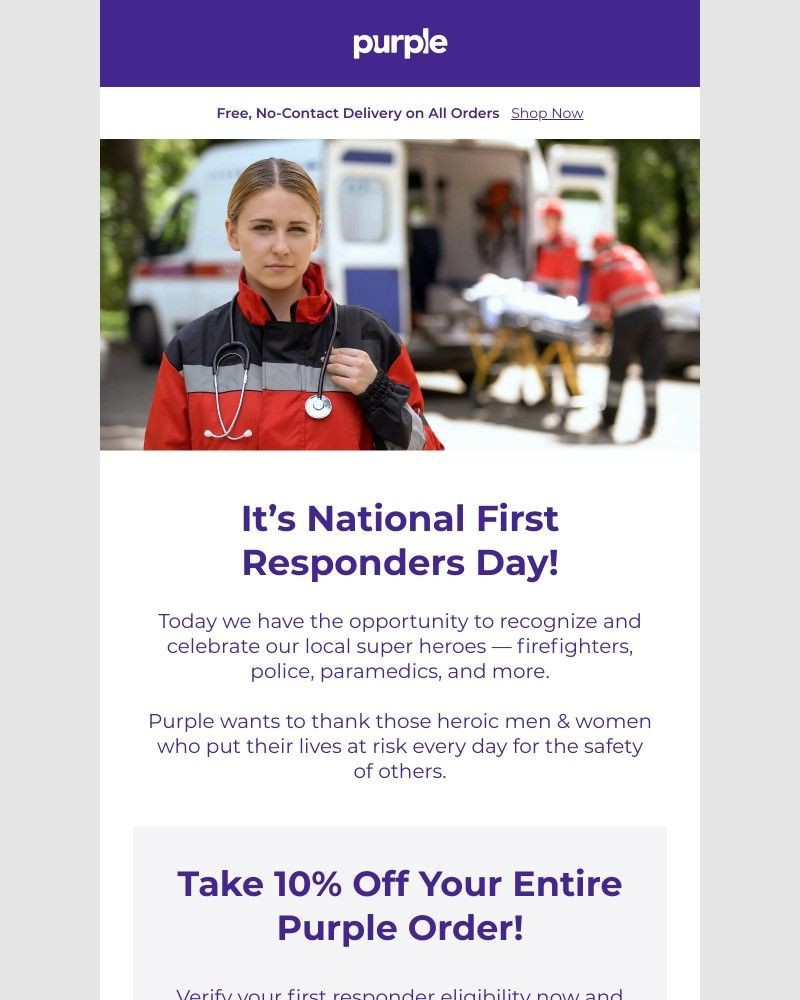 Screenshot of email with subject /media/emails/for-national-first-responders-day-exclusive-offer-for-our-local-heroes-934b8a-cro_tkExLcm.jpg