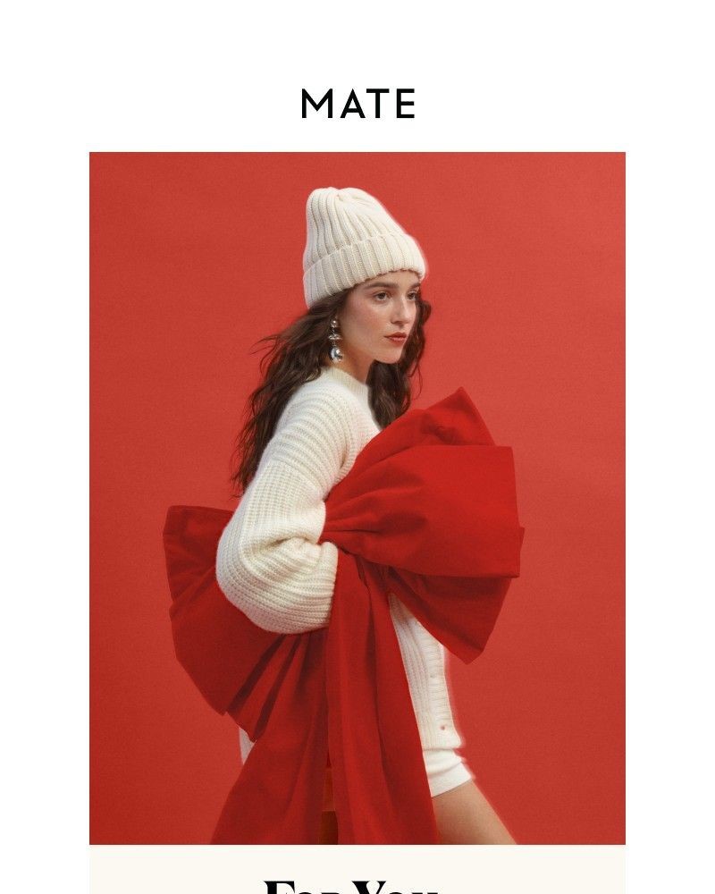 Screenshot of email sent to a MATE the Label Newsletter subscriber