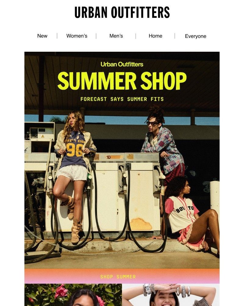 Screenshot of email sent to a Urban Outfitters Newsletter subscriber