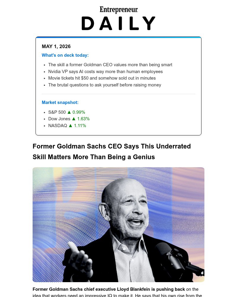 Screenshot of email with subject /media/emails/former-goldman-sachs-ceos-no-1-underrated-career-skill-6e3eb1-cropped-512ca332.jpg