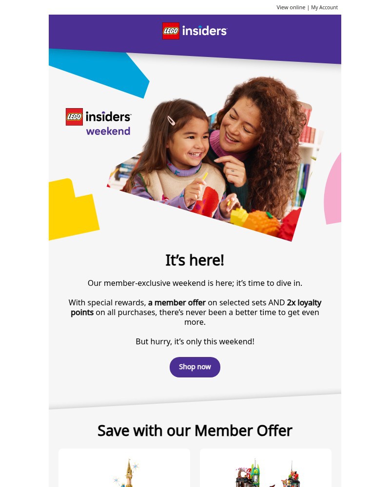 Screenshot of email with subject /media/emails/fred-lego-insiders-weekend-is-live-1df10c-cropped-0c74dcca.jpg