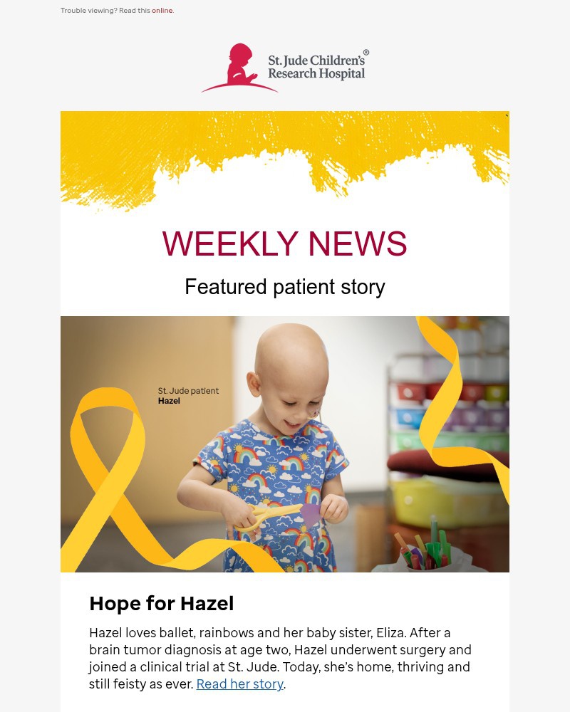Screenshot of email with subject /media/emails/fred-your-weekly-update-and-patient-spotlight-on-hazel-610b82-cropped-f80b73a3.jpg