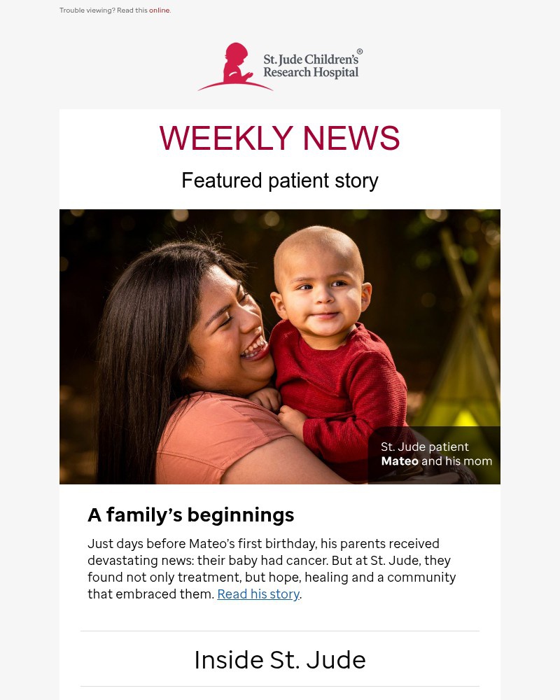 Screenshot of email with subject /media/emails/fred-your-weekly-update-and-patient-spotlight-on-mateo-7be701-cropped-a3210101.jpg