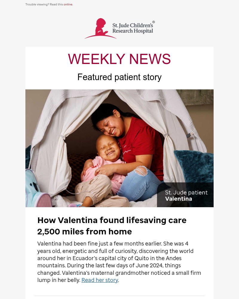 Screenshot of email with subject /media/emails/fred-your-weekly-update-and-patient-spotlight-on-valentina-7c4c52-cropped-88780715.jpg