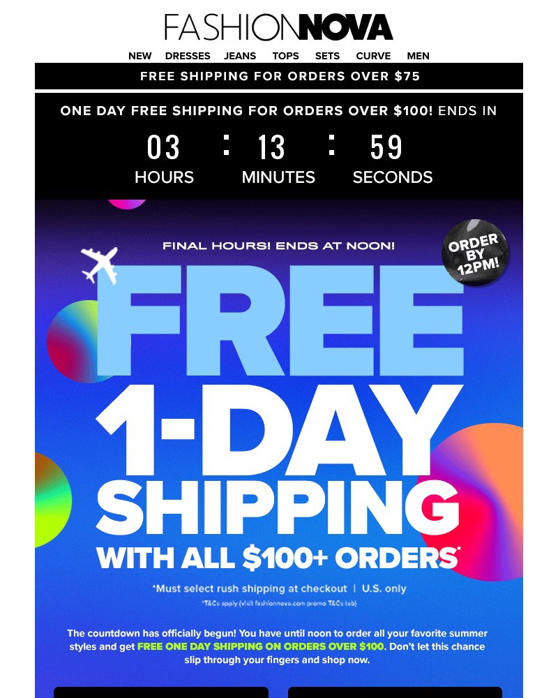 Screenshot of email with subject /media/emails/free-1-day-shipping-expires-at-noon-e6c25e-cropped-575849db.jpg