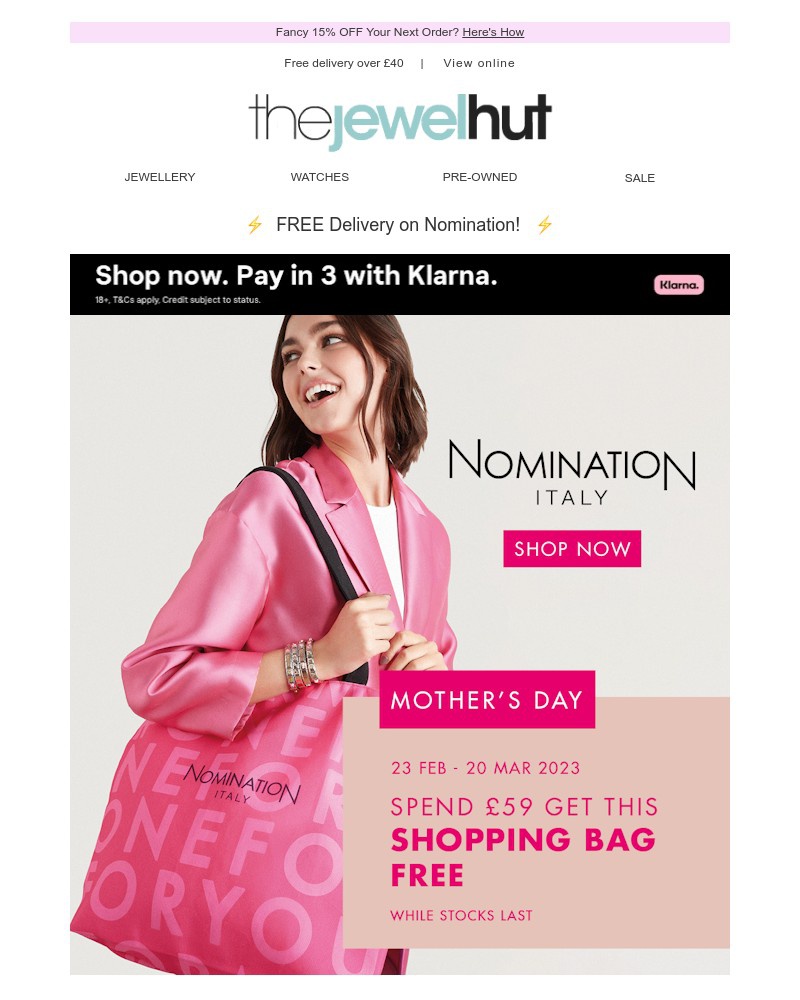 Screenshot of email with subject /media/emails/free-delivery-on-nomination-free-shopping-bag-when-you-spend-59-or-more-3bcac9-cr_oXdkya3.jpg