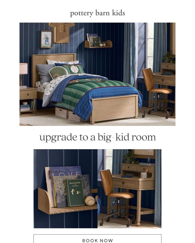 Screenshot of email sent to a Pottery Barn Newsletter subscriber