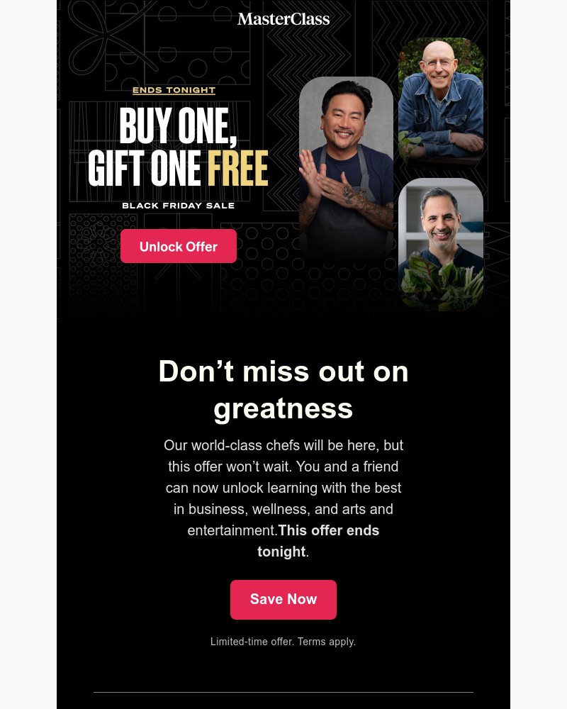 Screenshot of email with subject /media/emails/free-membership-with-purchase-black-friday-sale-ends-tonight-00f2bf-cropped-f2698981.jpg