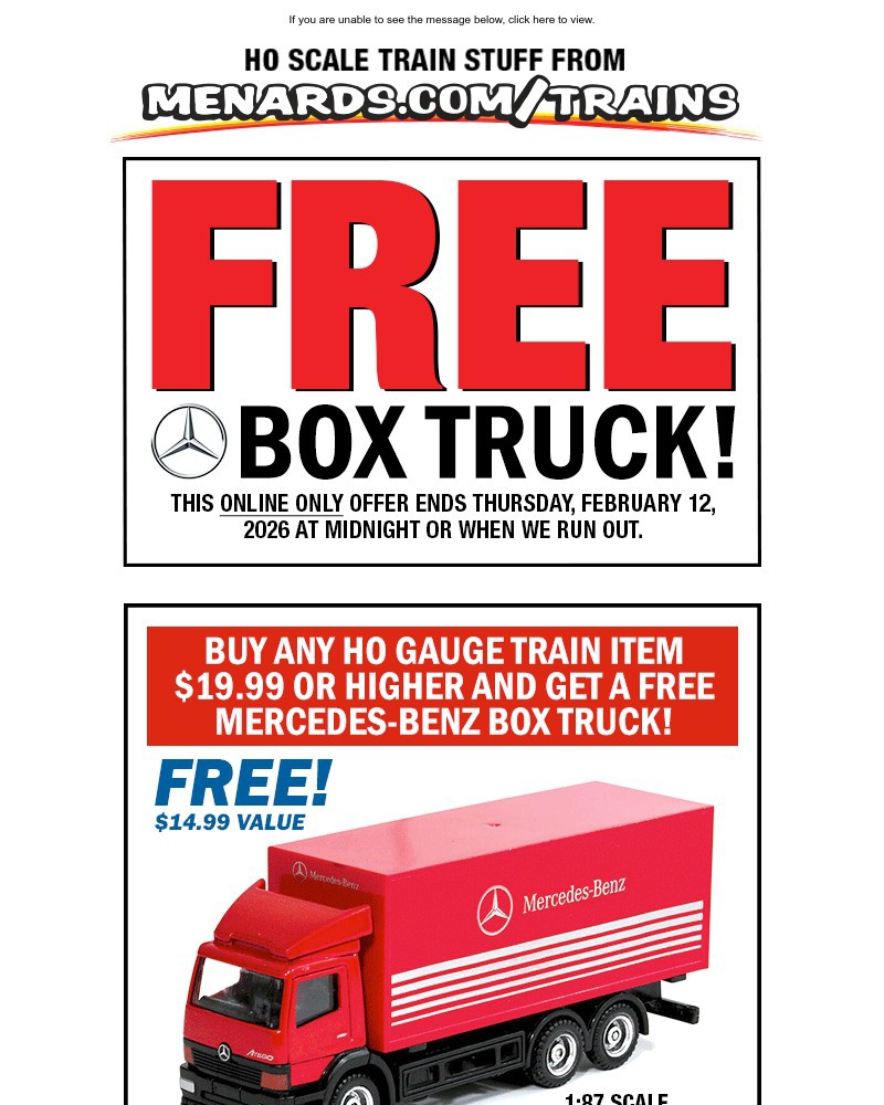 Screenshot of email with subject /media/emails/free-mercedes-box-truck-with-ho-scale-purchase-3ee1bb-cropped-378b0f26.jpg