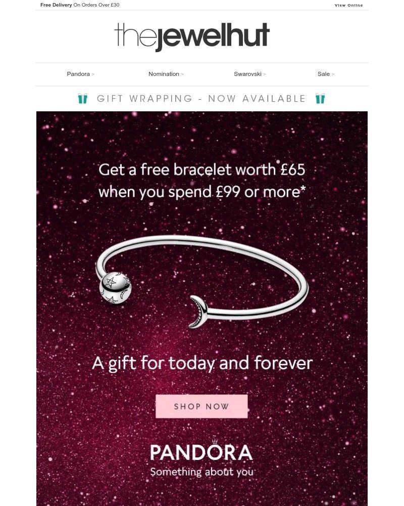 Screenshot of email with subject /media/emails/free-pandora-bracelet-our-gift-to-you-20f8de-cropped-aea3ad27.jpg