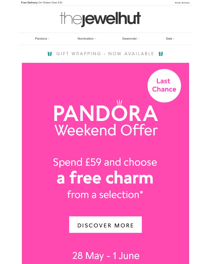 Screenshot of email with subject /media/emails/free-pandora-charm-ends-midnight-1-cropped-b4befef1.jpg