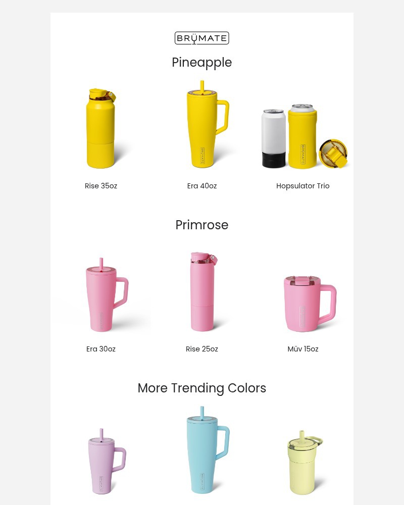 Screenshot of email sent to a BruMate Newsletter subscriber