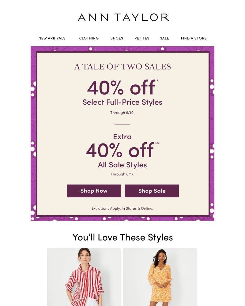 Screenshot of email with subject /media/emails/fresh-summer-styles-are-40-off-3ce404-cropped-49e4a768.jpg