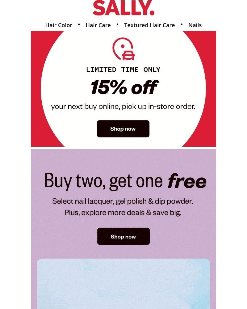 Screenshot of email with subject /media/emails/fri-yay-new-incoming-deals-b2g1-free-nail-goodies-15-off-when-you-buy-online-pick_3YCE3Q9.jpg