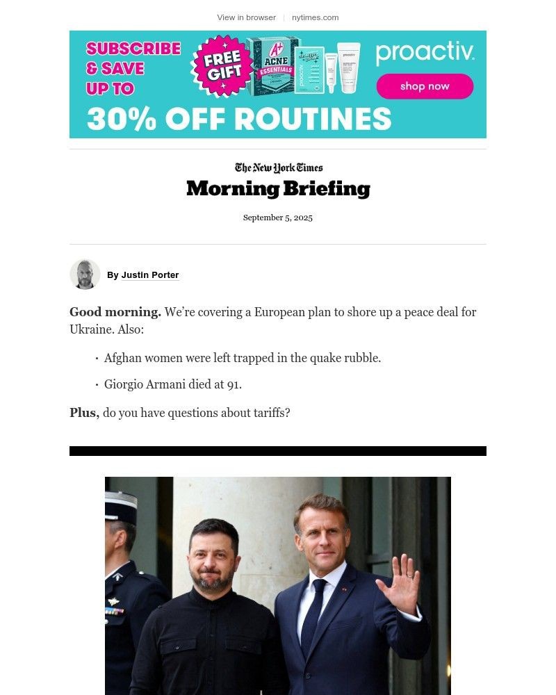 Screenshot of email with subject /media/emails/friday-briefing-26-countries-will-secure-ukraine-macron-says-cd116f-cropped-9353d5f1.jpg